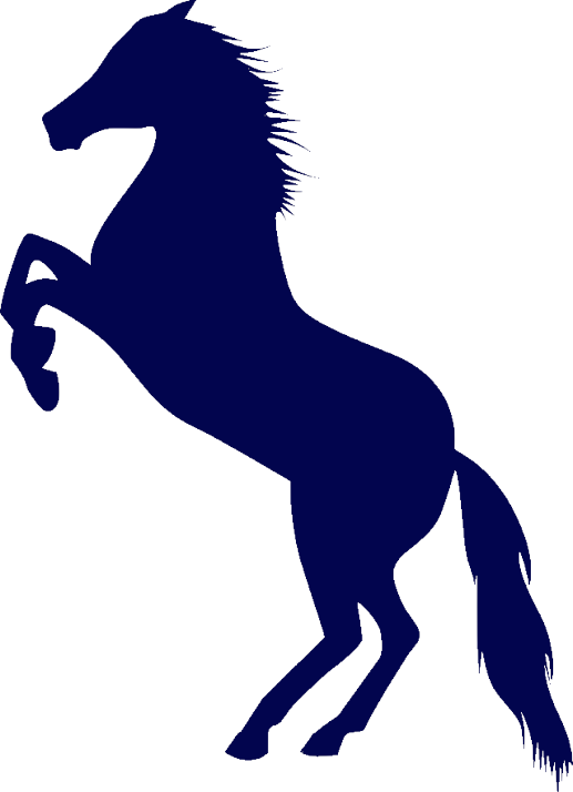Horse Logo Blue